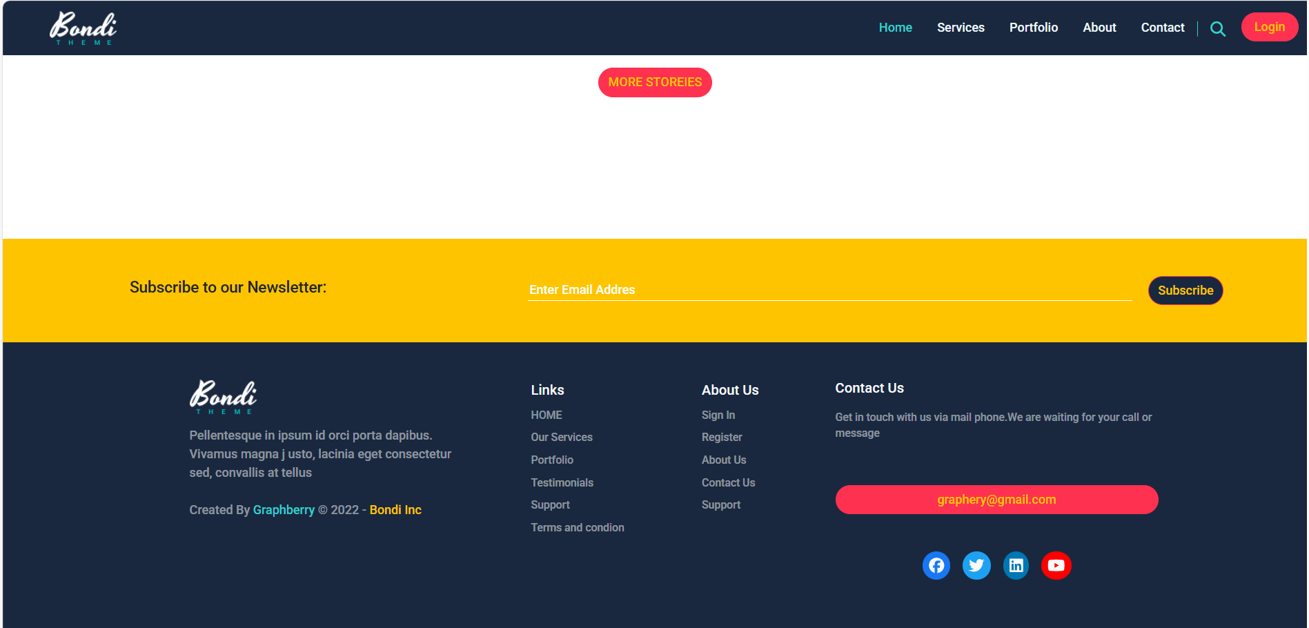 Bondi project showcase