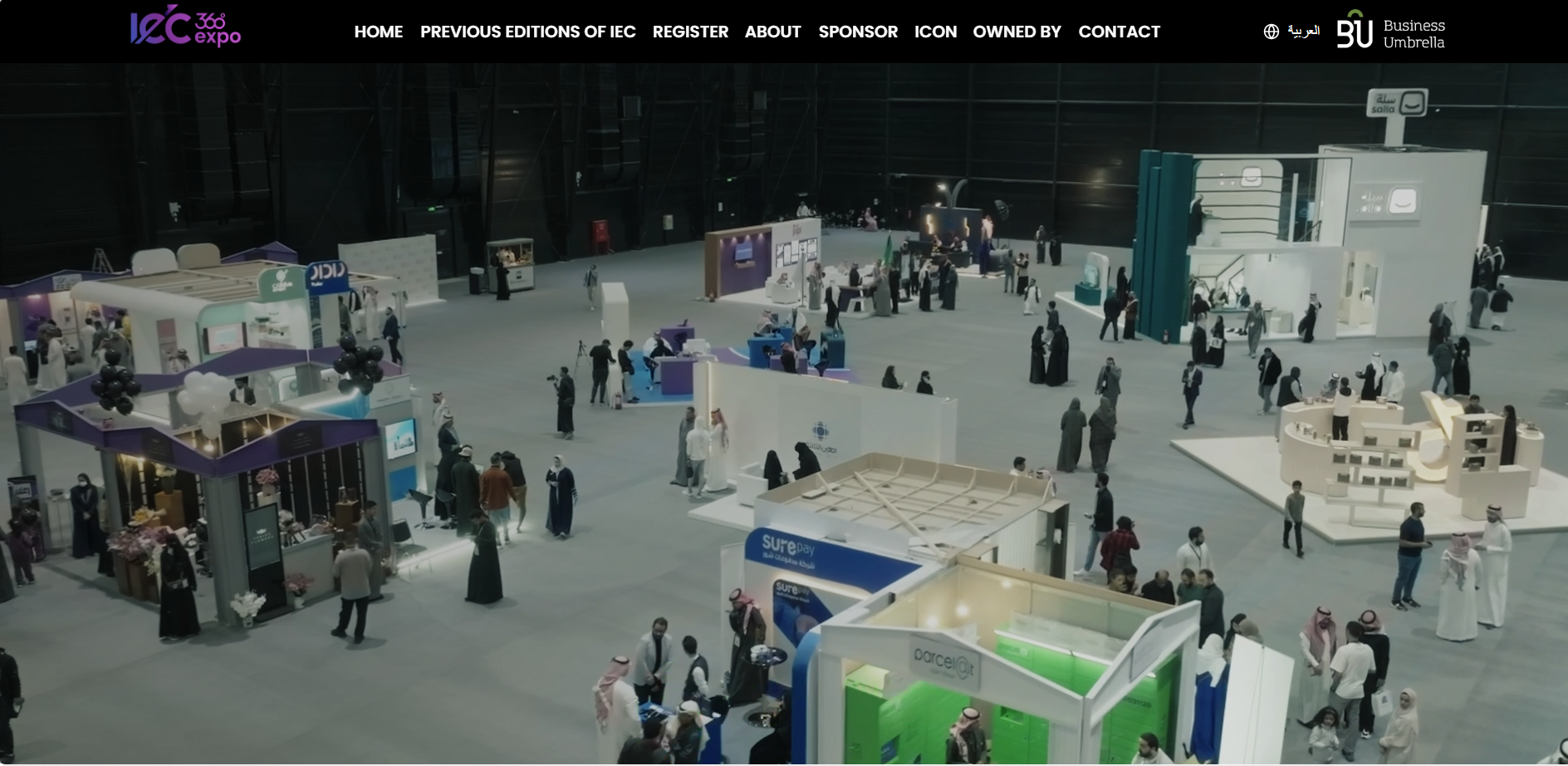 Portfolio website homepage