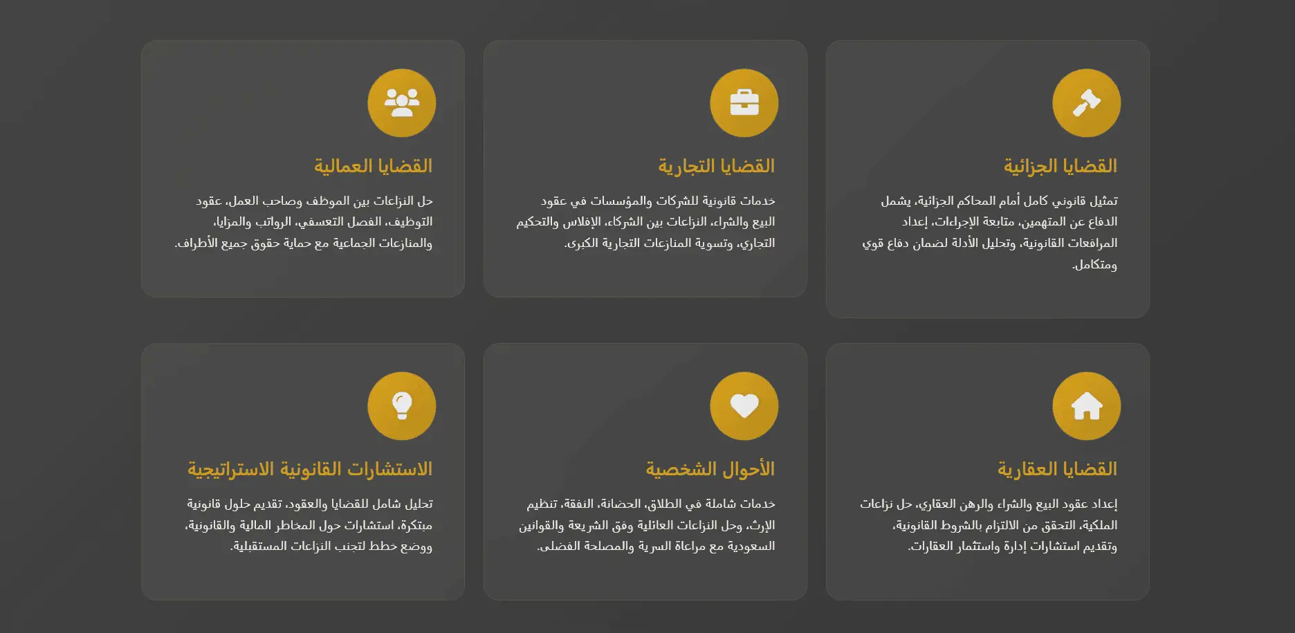 Portfolio projects section
