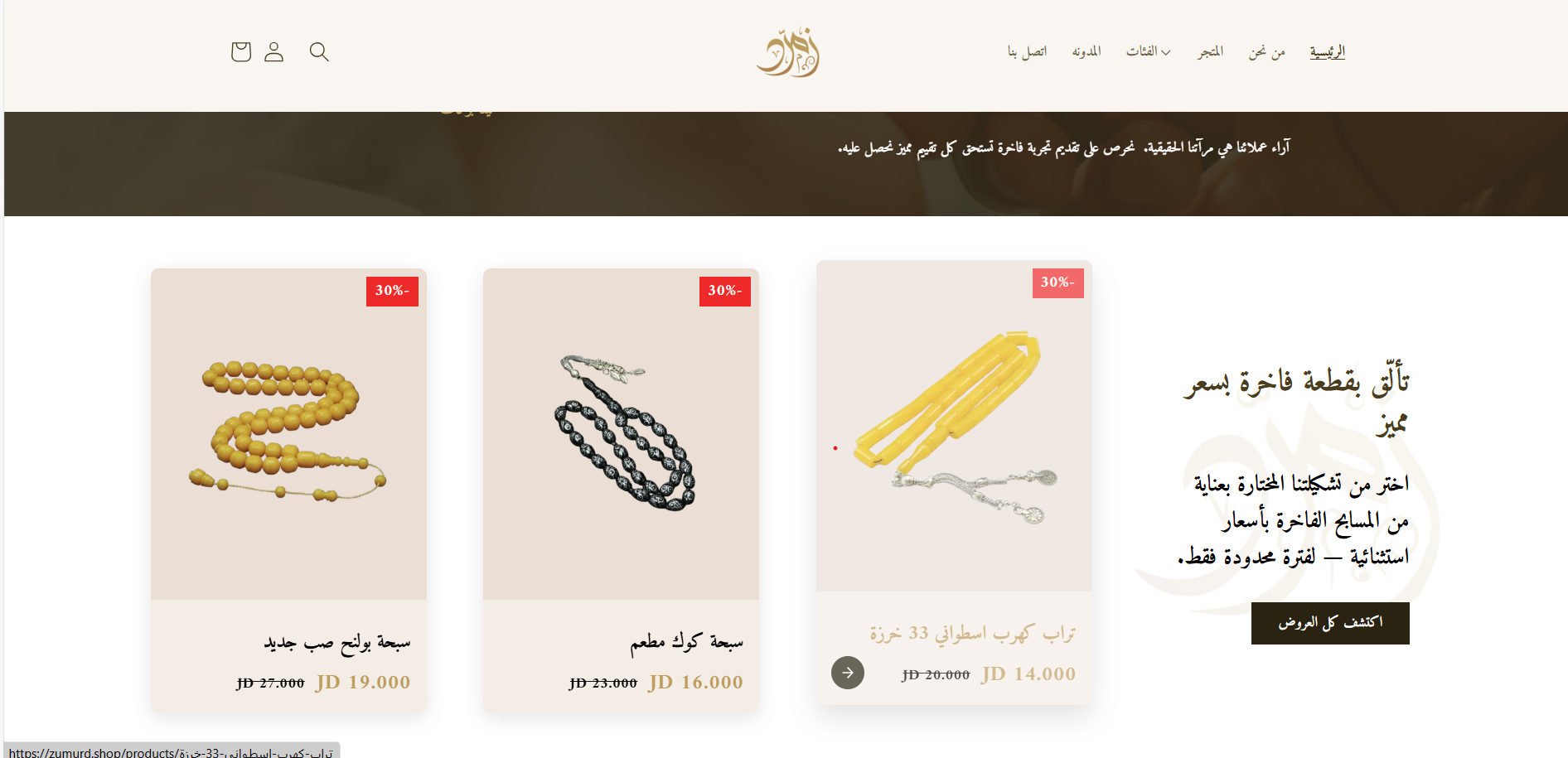 Portfolio projects section