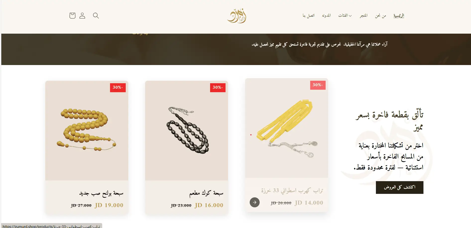 Portfolio projects section